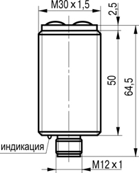 Габариты OV AC83A-43N-2000-LES4